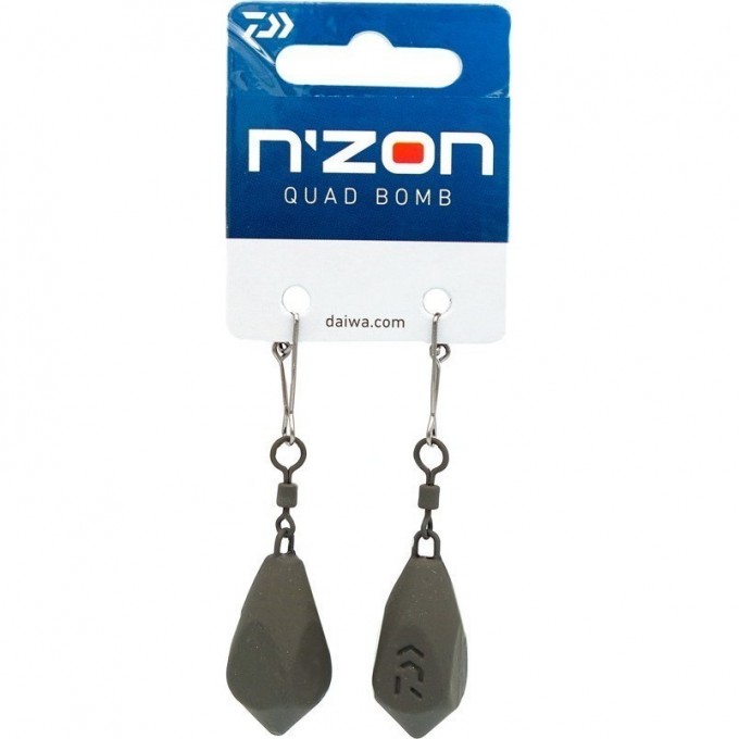 Груз DAIWA N´ZON Quad Bomb 30г 2шт 13365-030 Груз DAIWA N´ZON Quad Bomb 30г 2шт 13365-030