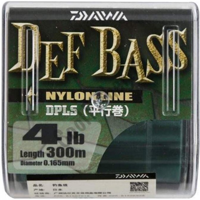 Монолеска DAIWA DEF BASS NYLON 5LB-300 5252 4960652674201 Монолеска DAIWA DEF BASS NYLON 5LB-300 5252 4960652674201