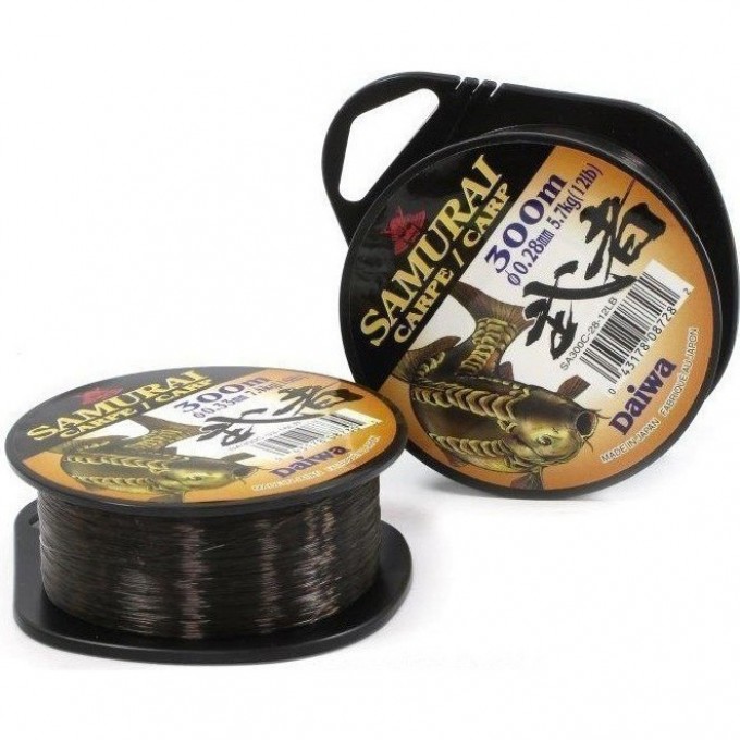 Монолеска DAIWA Samurai SA-300C 14lb 0,30 мм ( 300м ) 43178087299 Монолеска DAIWA Samurai SA-300C 14lb 0,30 мм ( 300м ) 43178087299