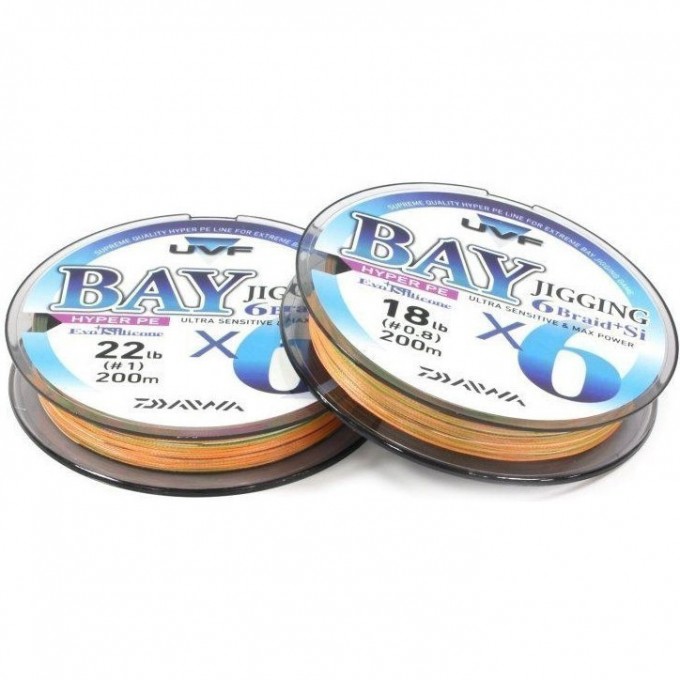 Плетеная леска DAIWA UVF Bay Jigging 6 Braid + SI 0,6-200 5,8kg ( 200м ) 4960652850803 Плетеная леска DAIWA UVF Bay Jigging 6 Braid + SI 0,6-200 5,8kg ( 200м ) 4960652850803
