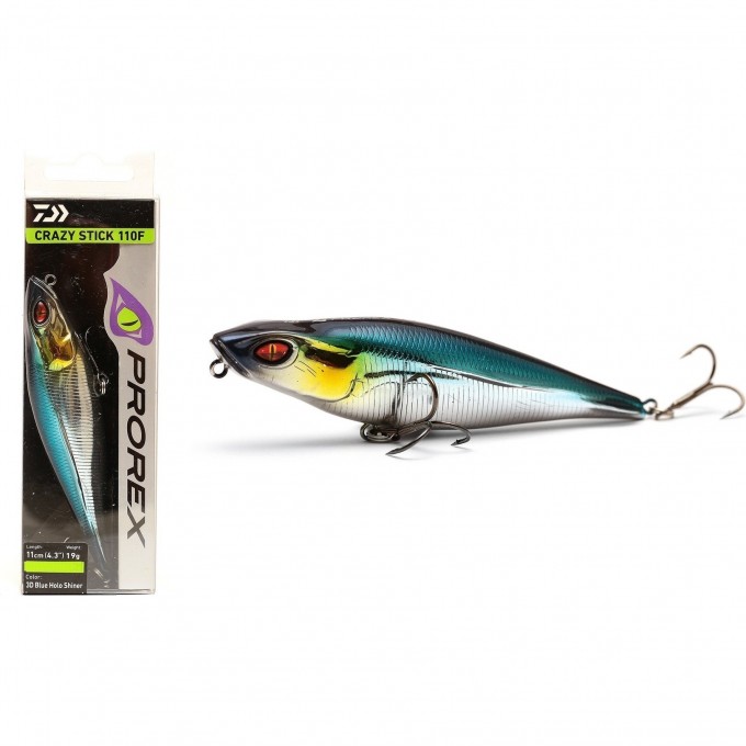Воблер DAIWA Prorex Crazy Stick 110F 19гр BG 15110-014 Воблер DAIWA Prorex Crazy Stick 110F 19гр BG 15110-014